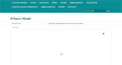 Desktop Screenshot of ilnuovomondo.it