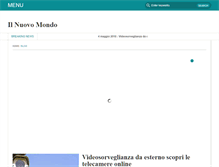 Tablet Screenshot of ilnuovomondo.it